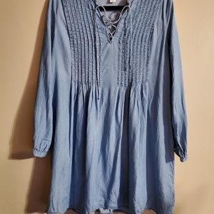 Old Navy "Denim" Knee Length Dress (M)
